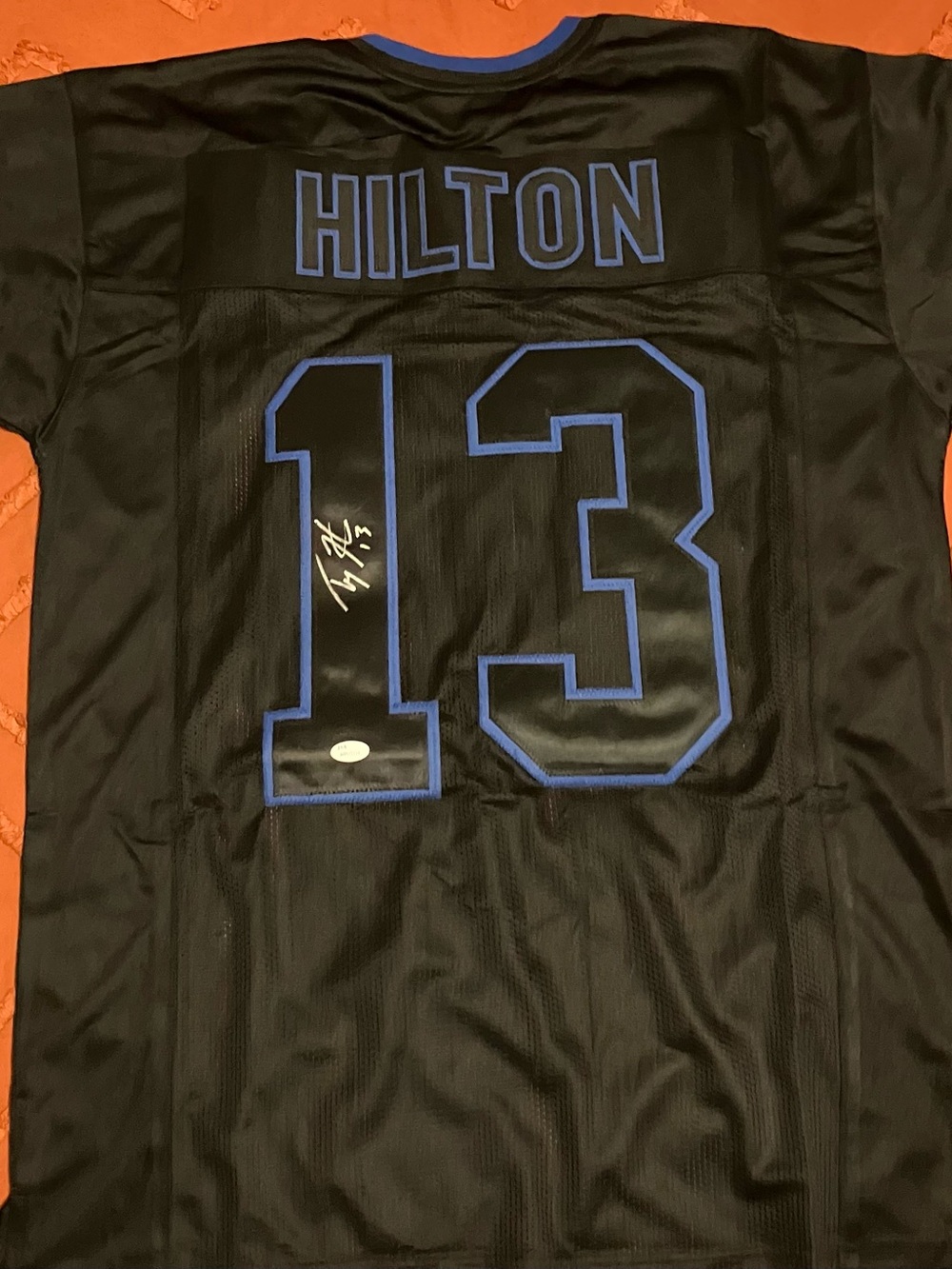 T.Y. Hilton #13 signed Indianapolis Colts Black Jersey OBO